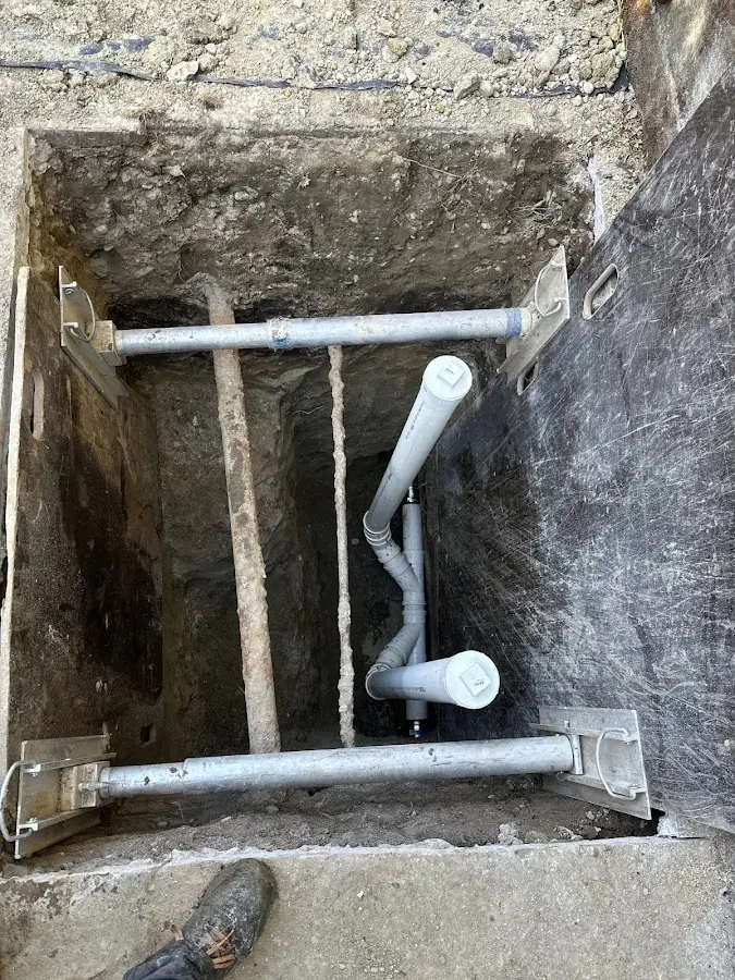Experienced plumber completing Gas Line Repair work in Fairview